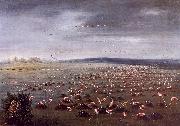 George Catlin Ambush for Flamingoes Sweden oil painting reproduction